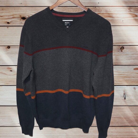 RVCA Colorblock Sweater Size Large - Picture 1 of 6